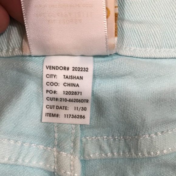 Disney Her Universe “Little Mermaid” 30th Anniversary Mint Green Denim Shorts - Picture 11 of 13